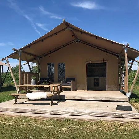 De Hazelaarshof Luxe Glampingtent Bij Natuurgebied De Millingerwaard * Kekerdom